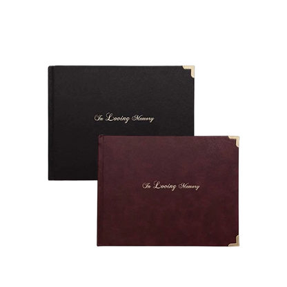 Hardcover Memorial Service Guestbook