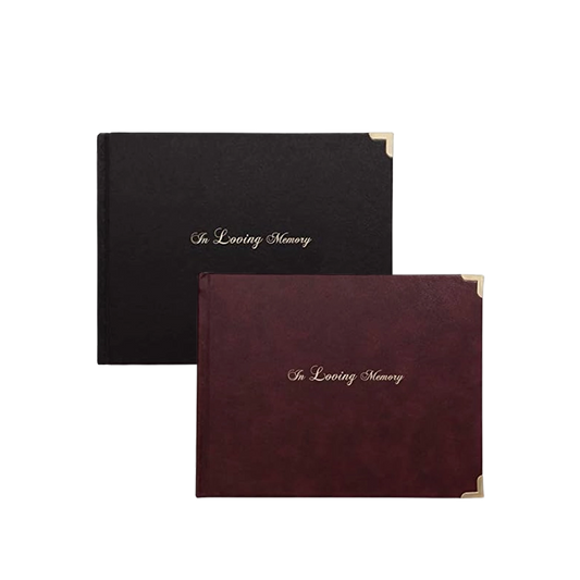 Hardcover Memorial Service Guestbook