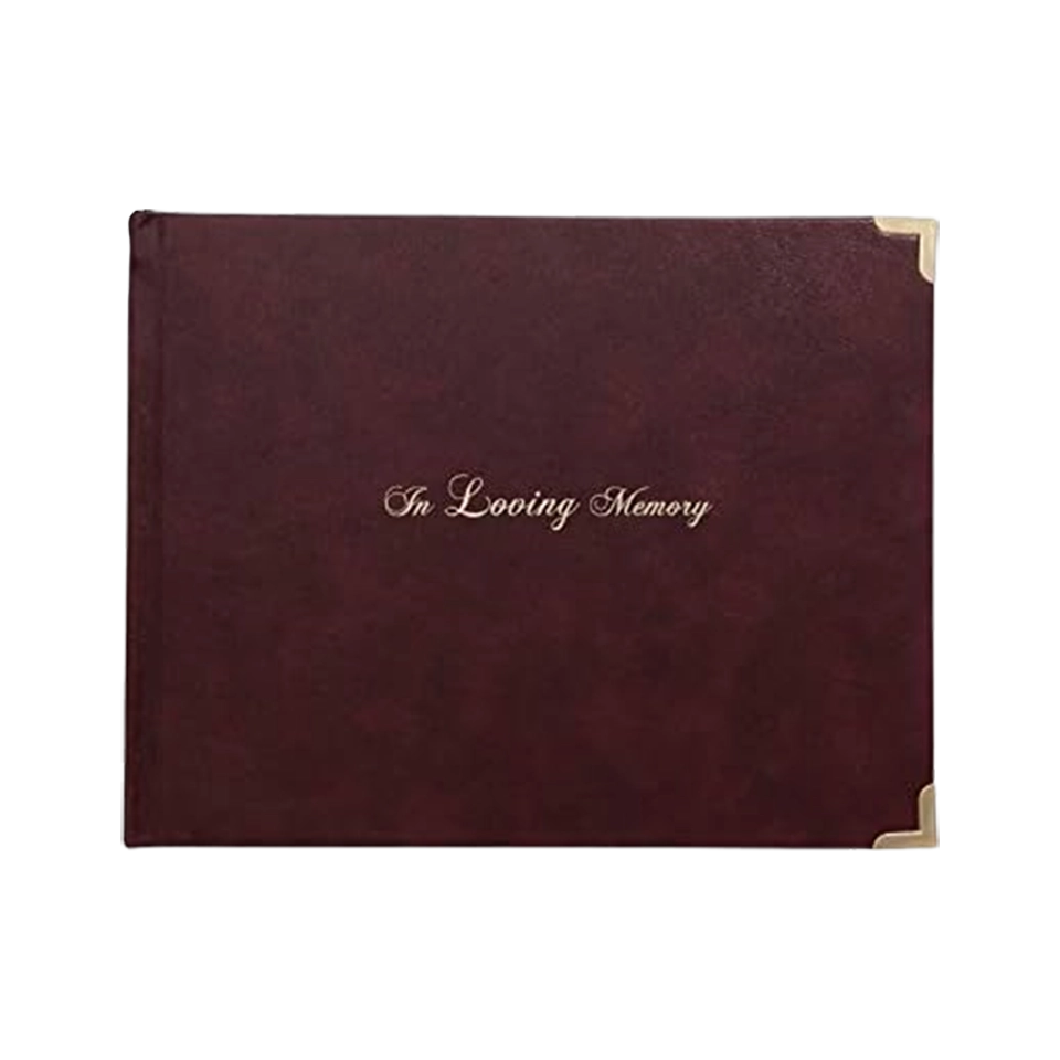 Hardcover Memorial Service Guestbook