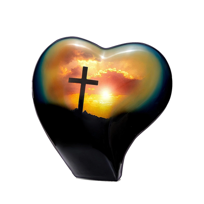 Heart Cross Urn