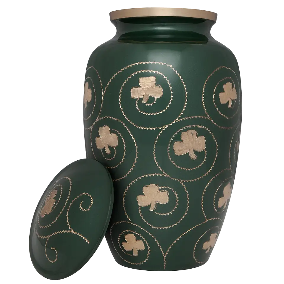 Irish Shamrock Urn