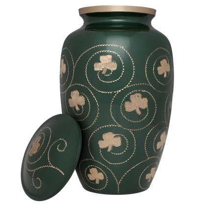 Irish Shamrock Urn