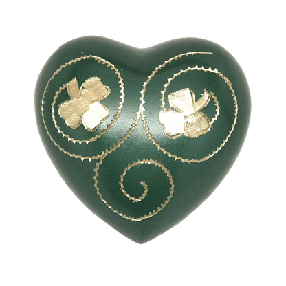 Heart Irish Shamrock Urn