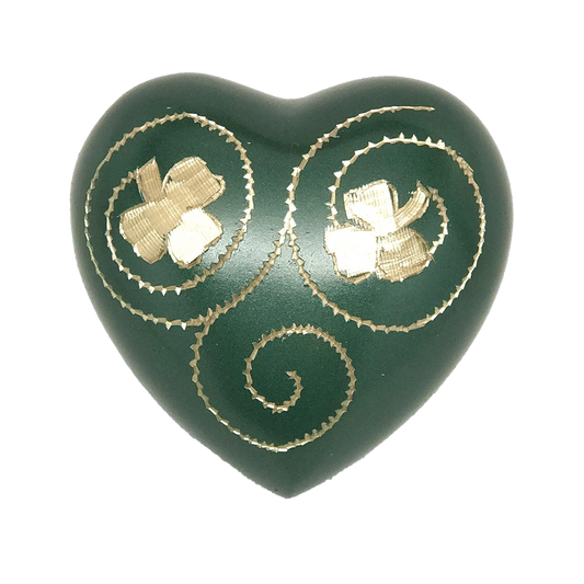 Heart Irish Shamrock Urn