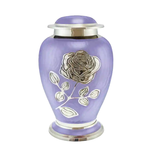 Purple Rose Urn