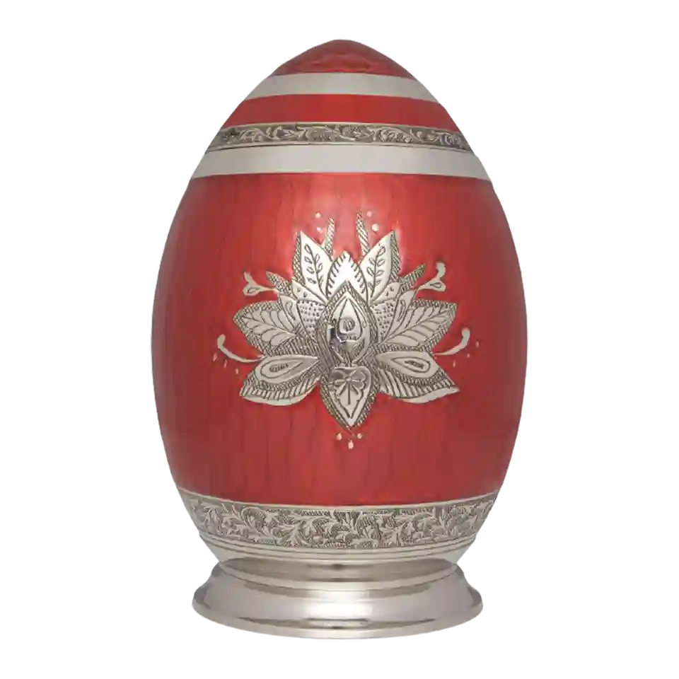 Red Lotus Urn