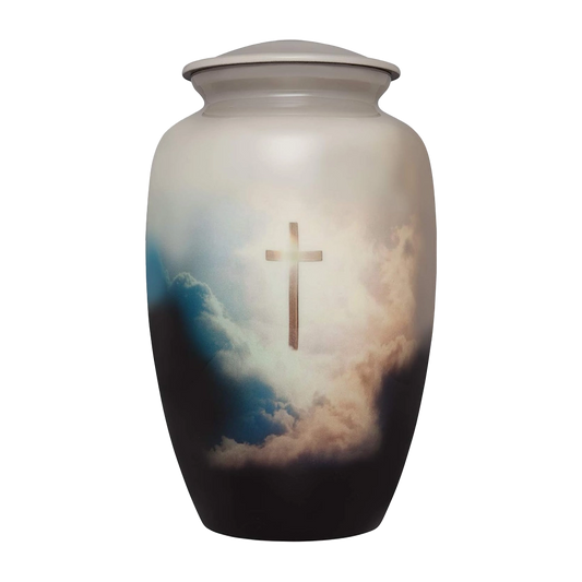 Floating Cross Urn