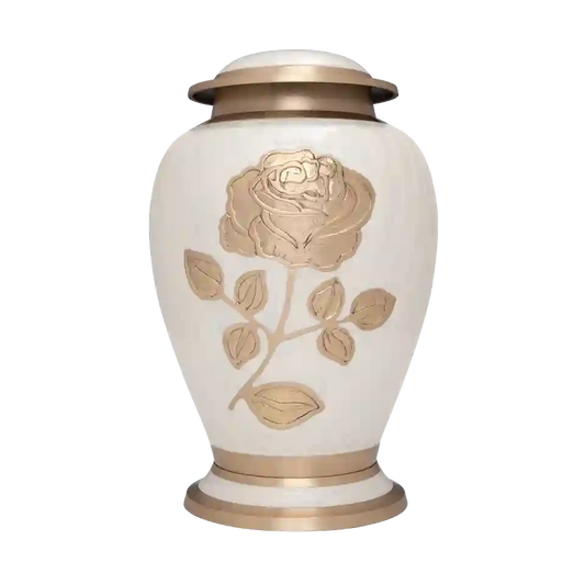 White Rose Urn